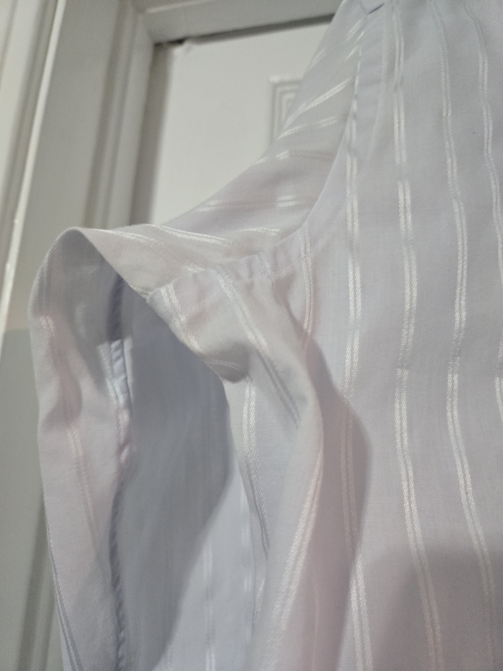 Men's Vintage Christian Diore Pinstripe  Blue Dress Shirt - - Picture 8 of 11
